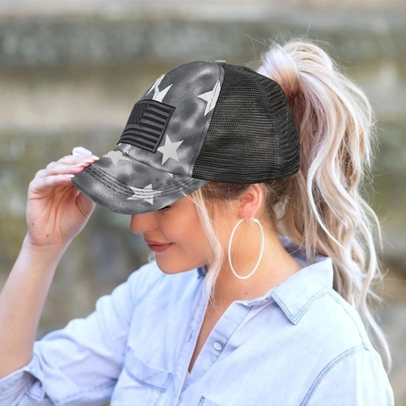 Reverse tie-dye baseball cap - Picture 8 of 9